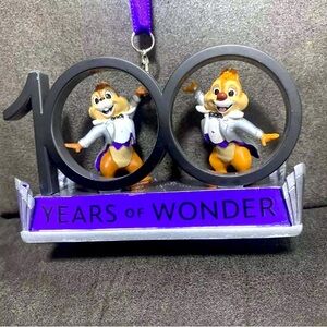 2023 DISNEY 100 CHIP N’ DALE SKETCHBOOK ORNAMENT 100 YEARS OF WONDER